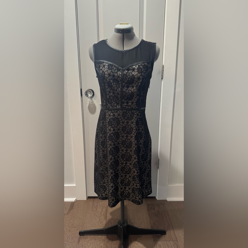 Enfocus Studio Black Lace Dress
